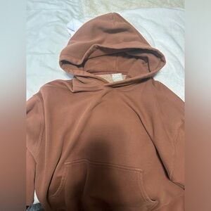 Aritzia TNA Tan/brownish Perfect Hoodie, Size M